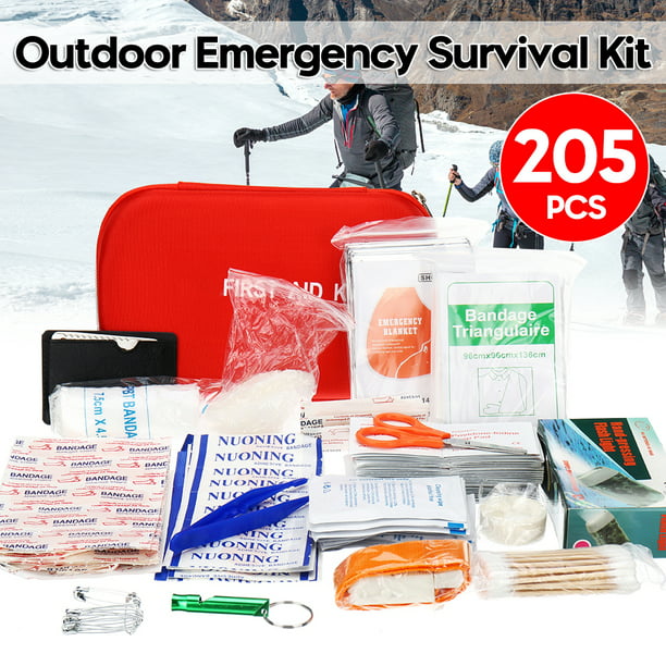 Outdoor Survival Kit for Emergency Hunting Camping Aid box SOS Supplies 
